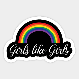 Girls Like Girls LGBT Gay Pride Lesbian Sticker